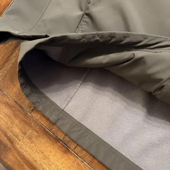 Patagonia Jacket Mens Large Green Softshell Fleece Lined Full Zip Hiking Walking - Picture 6 of 14